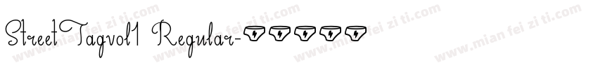 StreetTagvol1 Regular字体转换